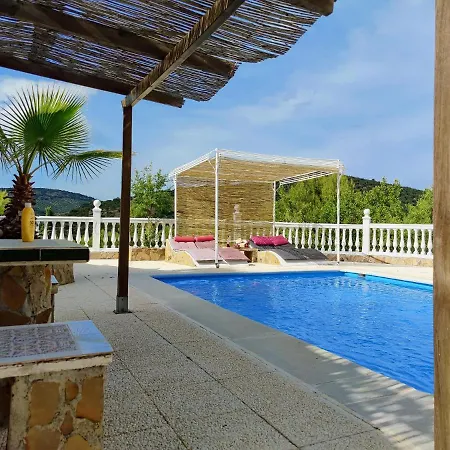 בית נופש Ruhiges Landliches Ferienhaus 6 Personen Privat Pool Wandern El Gollizno Route