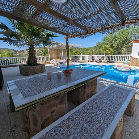 Ruhiges Landliches Ferienhaus 6 Personen Privat Pool Wandern El Gollizno Route בית נופש *